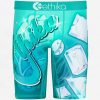 Kids Boxer Briefs * | Ethika Kids Soft Touch Turquoise Boxer Briefs Simple Drawing