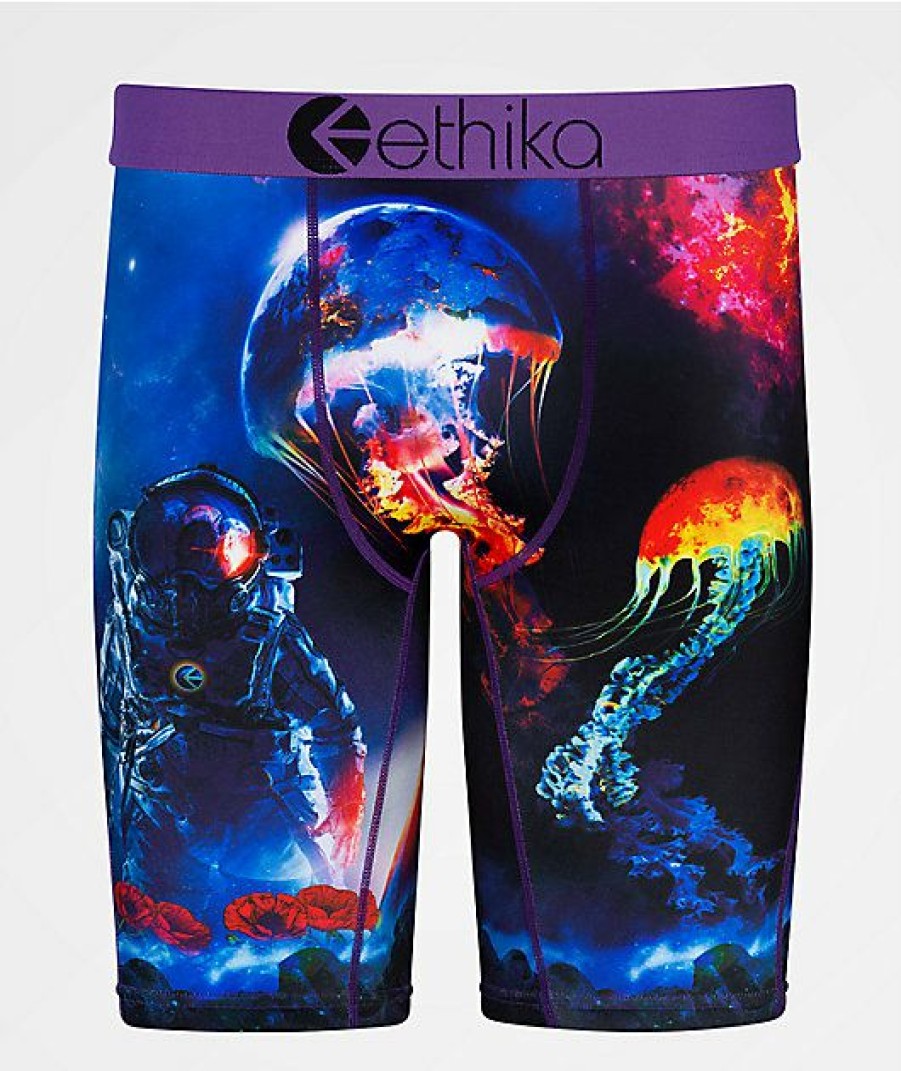 Kids Boxer Briefs * | Ethika Kids' Jelly Abyss Boxer Briefs Outlet