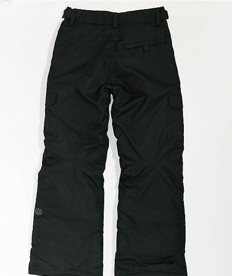 Kids Jeans & Pants * | 686 Kids' Infinity Black 10K Cargo Snow Pants Discount