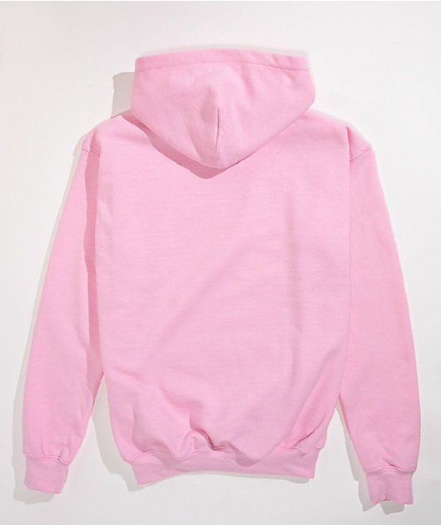 Kids Hoodies & Sweatshirts * | Thrasher Kids' Roses Pink Hoodie Half Price