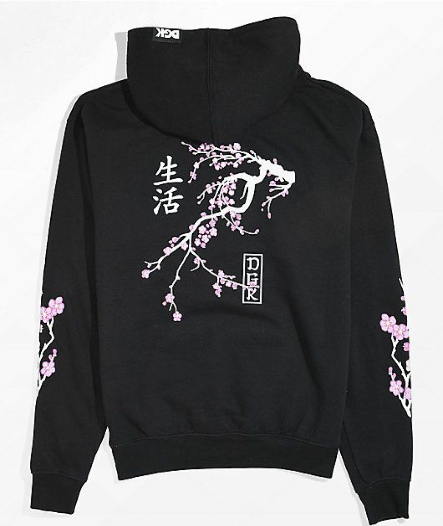 Kids Hoodies & Sweatshirts * | Dgk Kids Zen Black Hoodie Reduction In Price