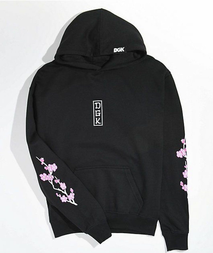 Kids Hoodies & Sweatshirts * | Dgk Kids Zen Black Hoodie Reduction In Price