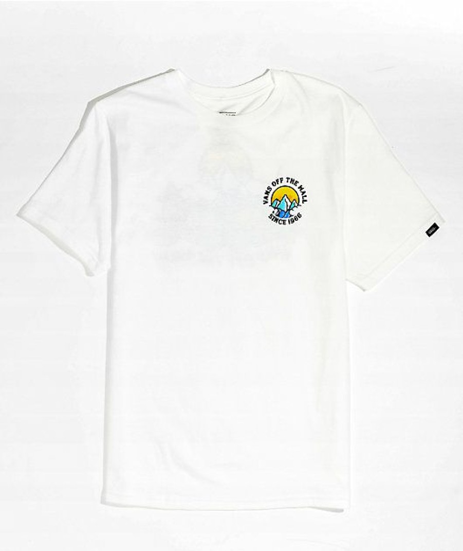 Kids T-Shirts * | Vans Kids Dream Scene White T-Shirt Quality Guarantee