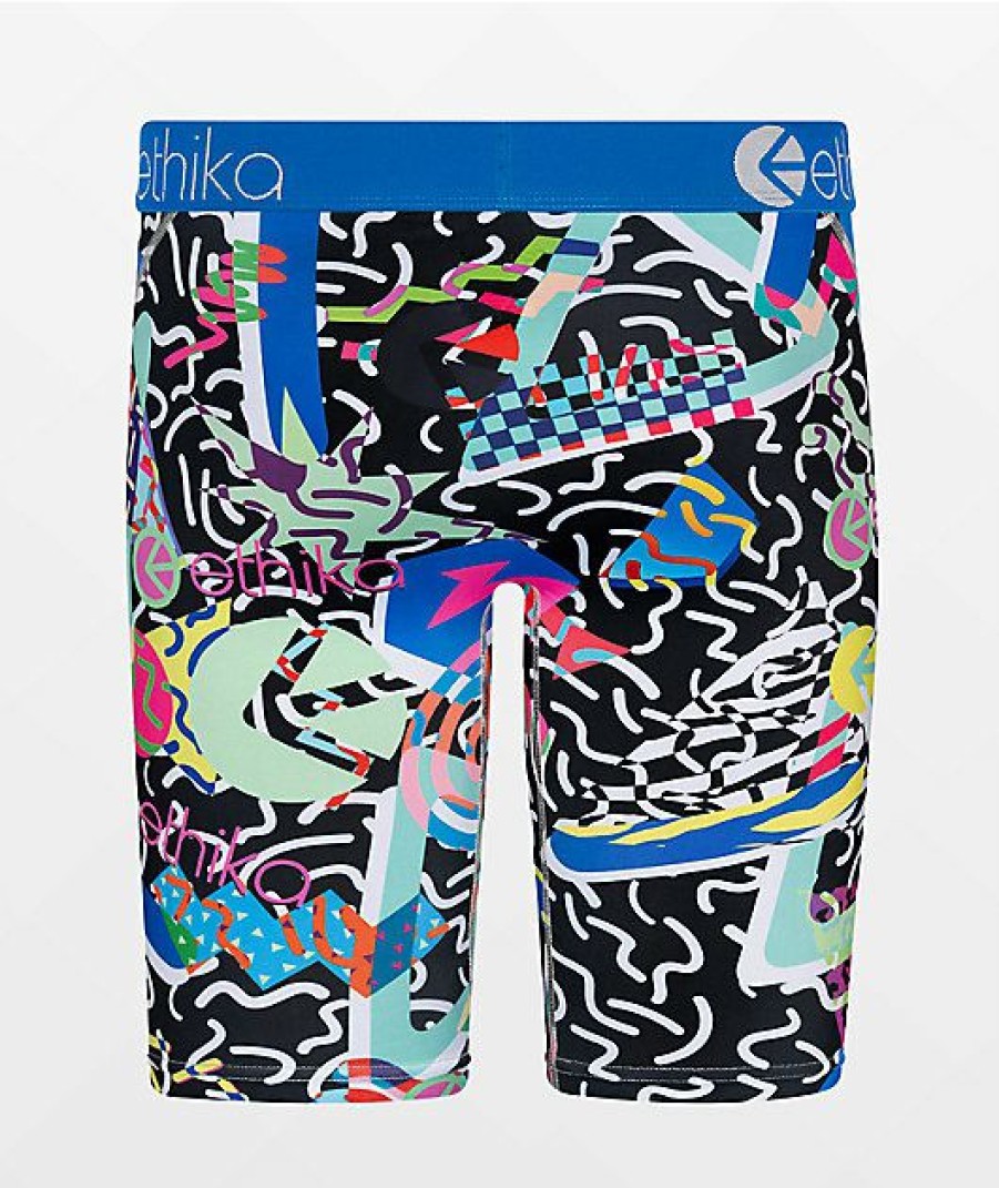 Kids Boxer Briefs * | Ethika Kids Bomber Skidrow Boxer Briefs Special Design