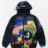 Kids Jackets * | Members Only X Space Jam: A New Legacy Kids' Galaxy Puffer Jacket Competitive Price