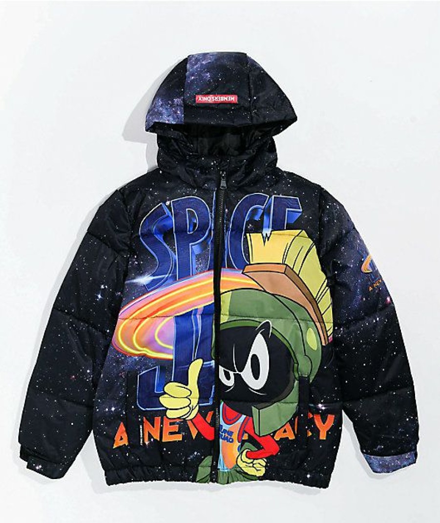 Kids Jackets * | Members Only X Space Jam: A New Legacy Kids' Galaxy Puffer Jacket Competitive Price