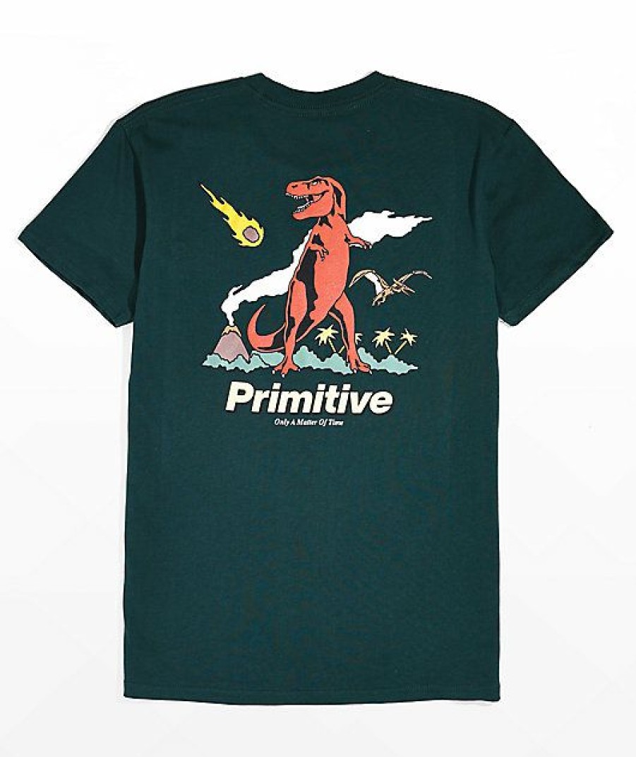 Kids T-Shirts * | Primitive Kids Rex Green T-Shirt Cheaper