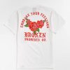 Kids T-Shirts * | Broken Promises Kids' Embrace Ur Feels White T-Shirt At Discount Prices