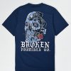 Kids T-Shirts * | Broken Promises Kids' Forever Numb Navy Blue T-Shirt Special Design