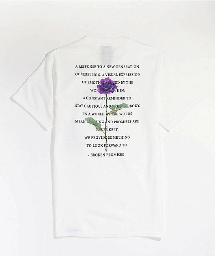 Kids T-Shirts * | Broken Promises Kids Blossom White T-Shirt New Arrivals