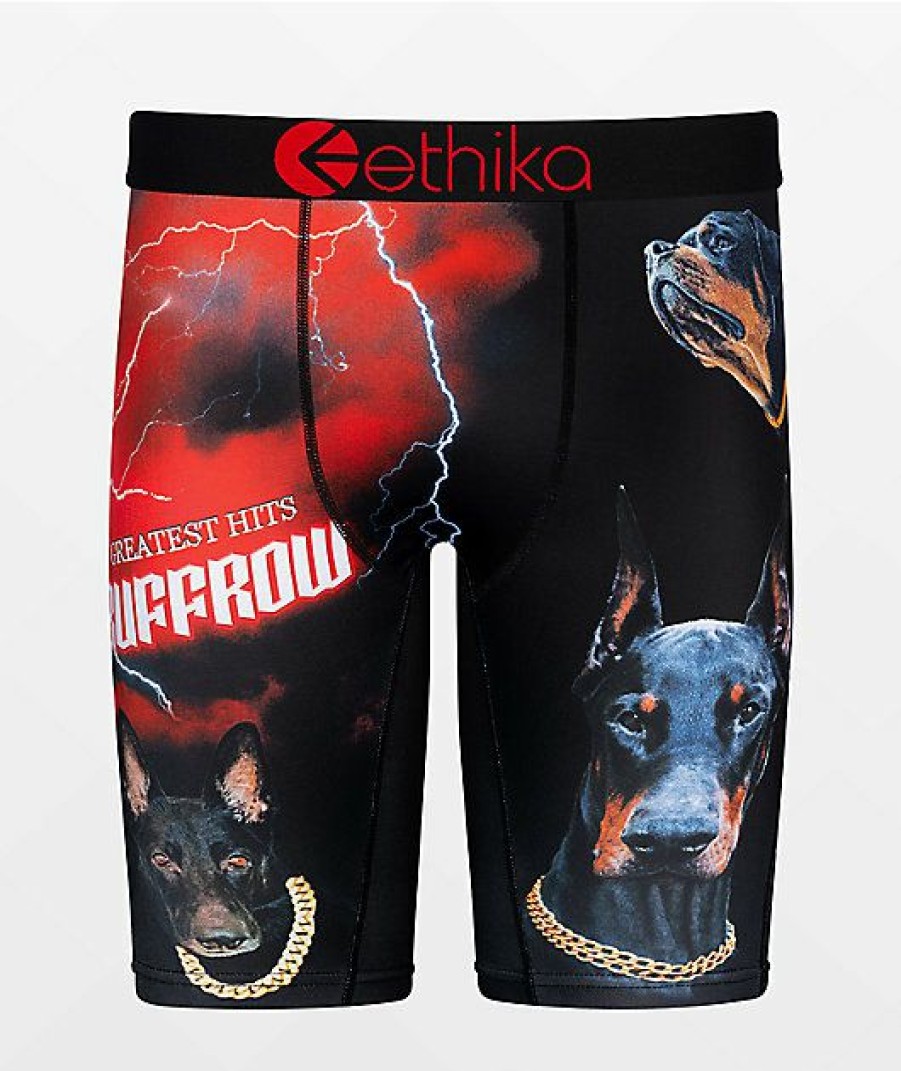 Kids Boxer Briefs * | Ethika Kids Ruff Row Boxer Briefs Outlet