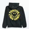 Kids Jackets * | Neon Riot X Smiley Kids' Black Windbreaker Jacket The Varied Pattern