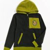 Kids Hoodies & Sweatshirts * | Vans Kids' Street Sport Green & Black Half Zip Hoodie Outlet