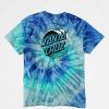 Kids T-Shirts * | Santa Cruz Kids Wave Dot Blue Tie Dye T-Shirt Exclusive Design