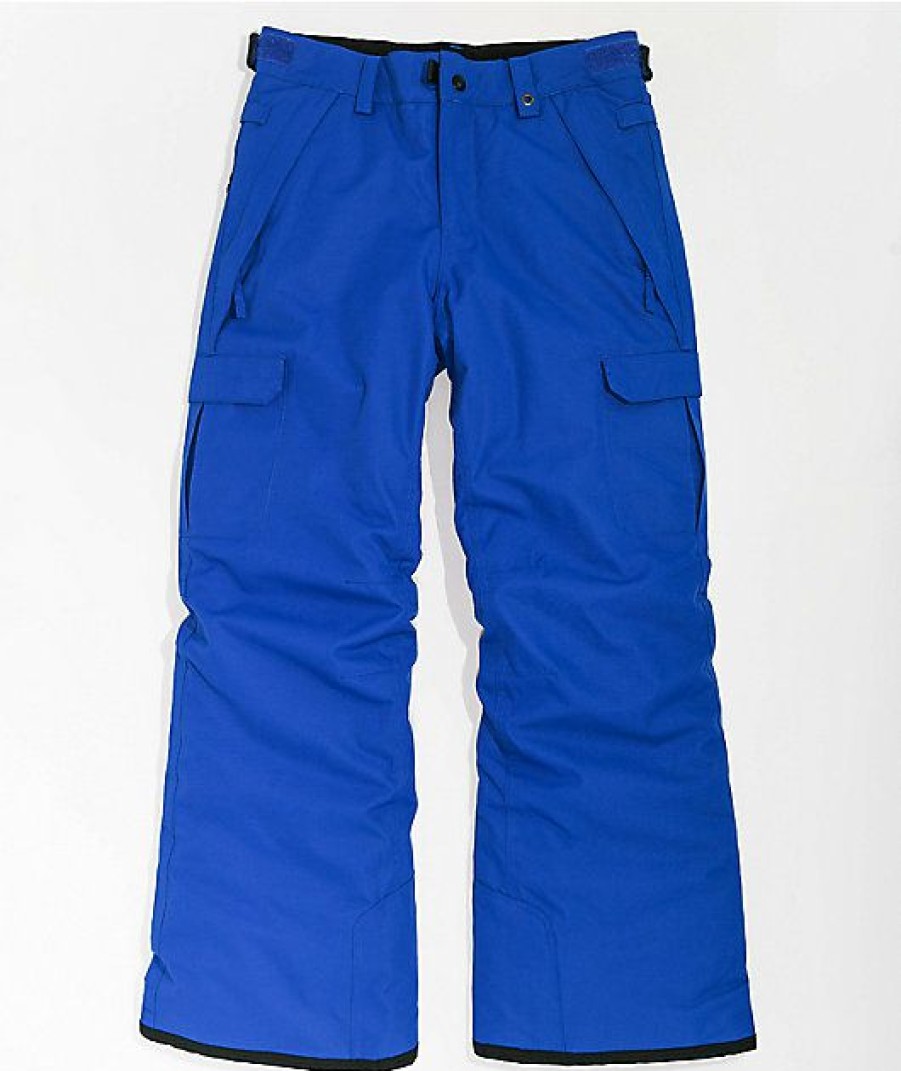 Kids Jeans & Pants * | 686 Infinity Cargo Blue Kids 10K Snowboard Pants Excellent Quality