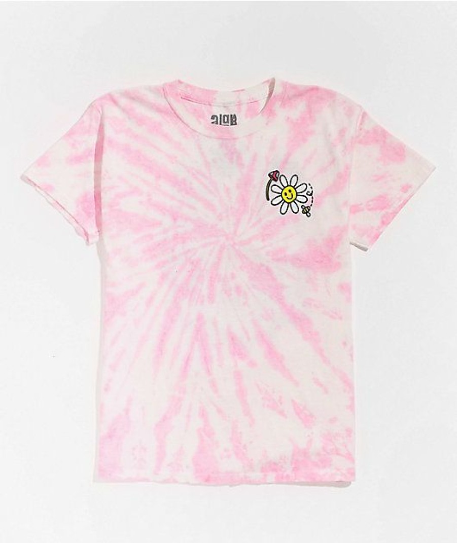 Kids T-Shirts * | A-Lab Kids' Better Days Pink Tie Dye T-Shirt Half Price