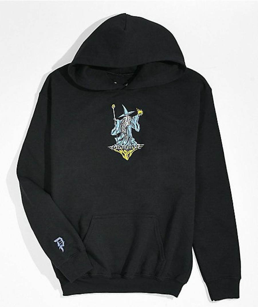 Kids Hoodies & Sweatshirts * | Primitive Kids Wizard Black Hoodie Online Sales