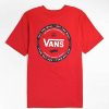 Kids T-Shirts * | Vans Kids Logo Check Red T-Shirt Fire Sale