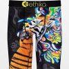 Kids Boxer Briefs * | Ethika Kids Painted Tiger Black Boxer Briefs Online Discount