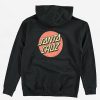 Kids Hoodies & Sweatshirts * | Santa Cruz Kids Classic Dot Black Hoodie Quality Guarantee