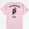 Kids T-Shirts * | Primitive Kids Heartbreak Pink T-Shirt Simple Drawing