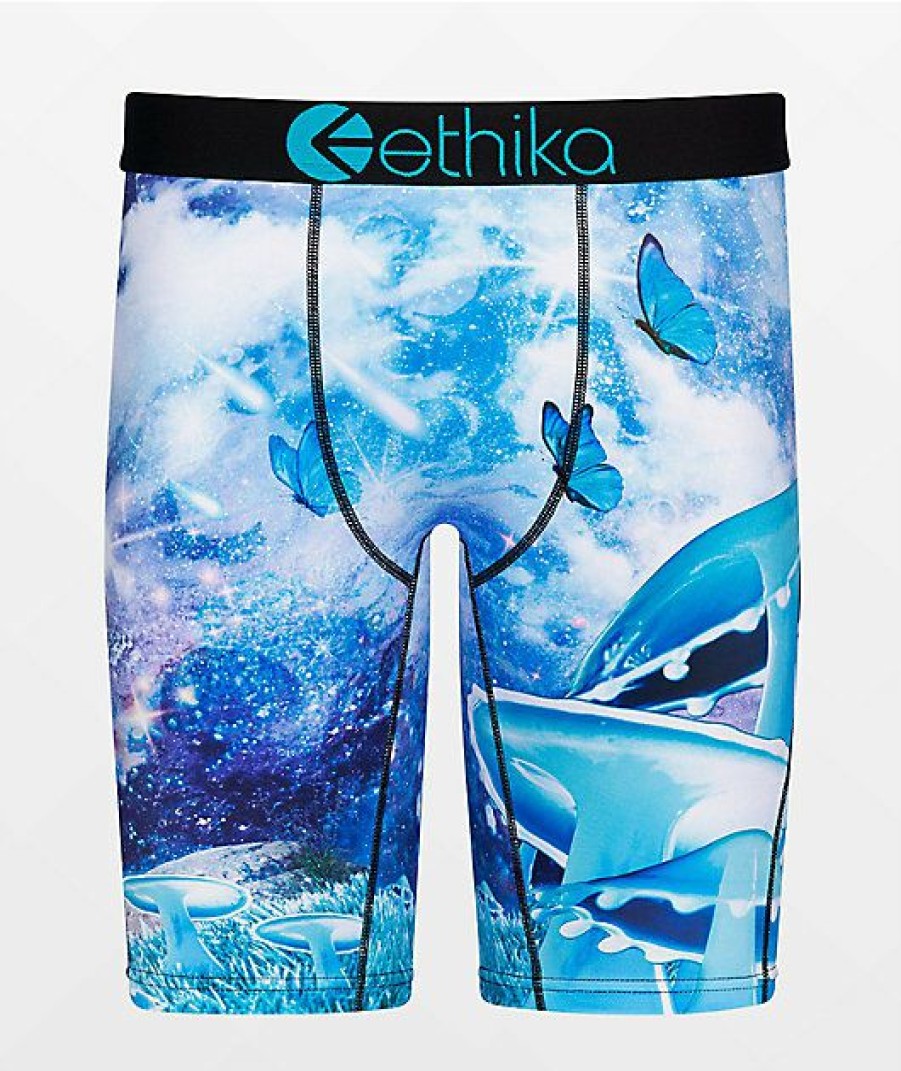 Kids Boxer Briefs * | Ethika Kids Shroom Lord Boxer Briefs The Varied Pattern