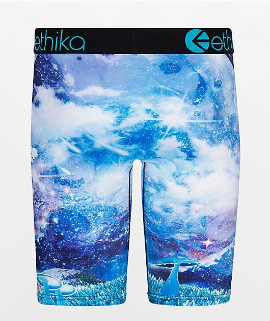 Kids Boxer Briefs * | Ethika Kids Shroom Lord Boxer Briefs The Varied Pattern