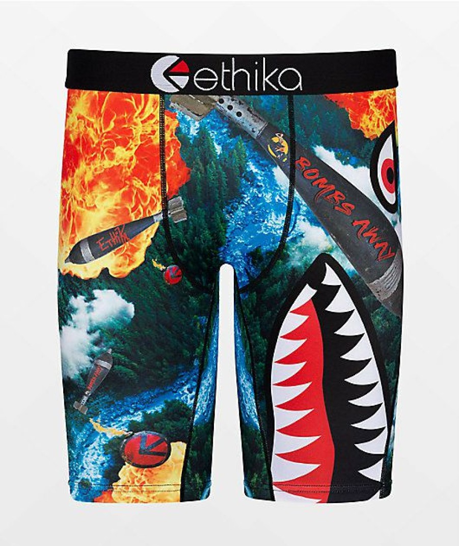 Kids Boxer Briefs * | Ethika Kids' Bombs Away Boxer Briefs Nice Style