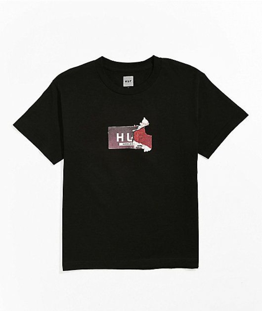 Kids T-Shirts * | Huf Kids' Chocolate Black T-Shirt The Latest Fashion