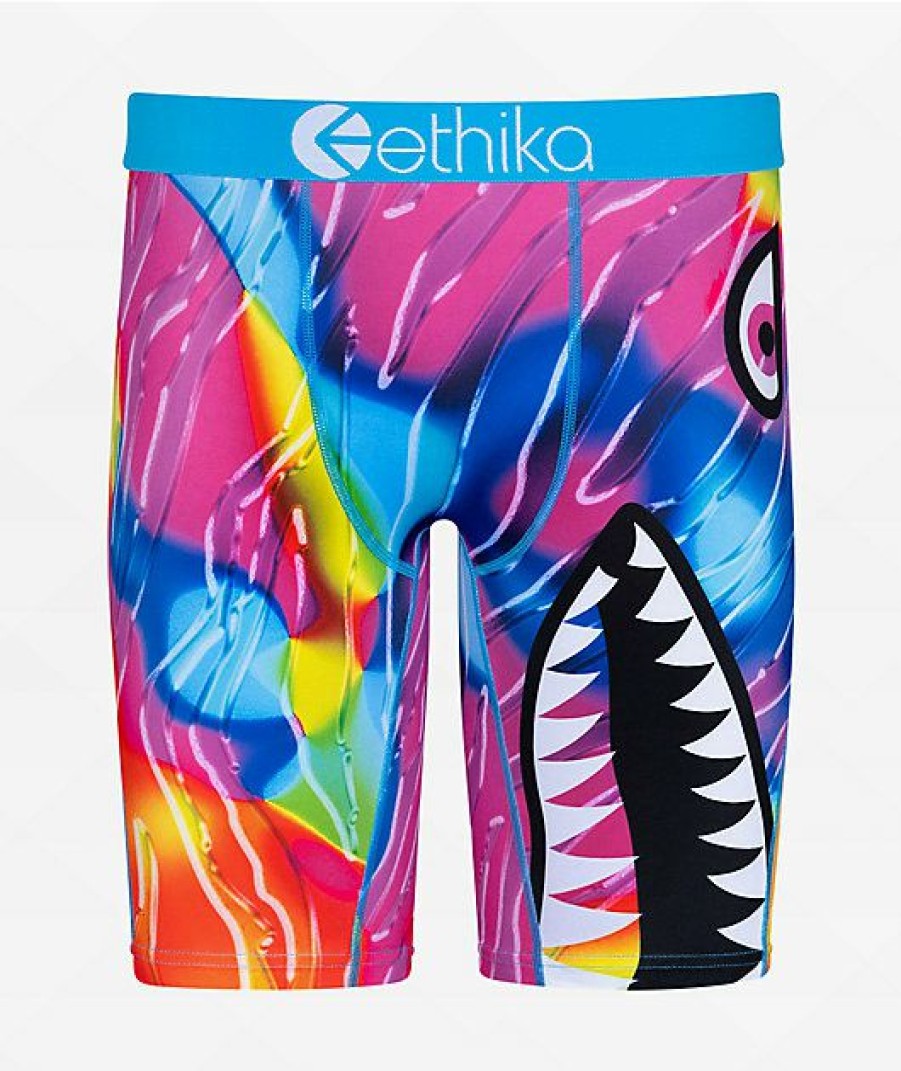 Kids Boxer Briefs * | Ethika Kids Bomber Glass Tiger Multi-Color Boxer Briefs Reliable Quality