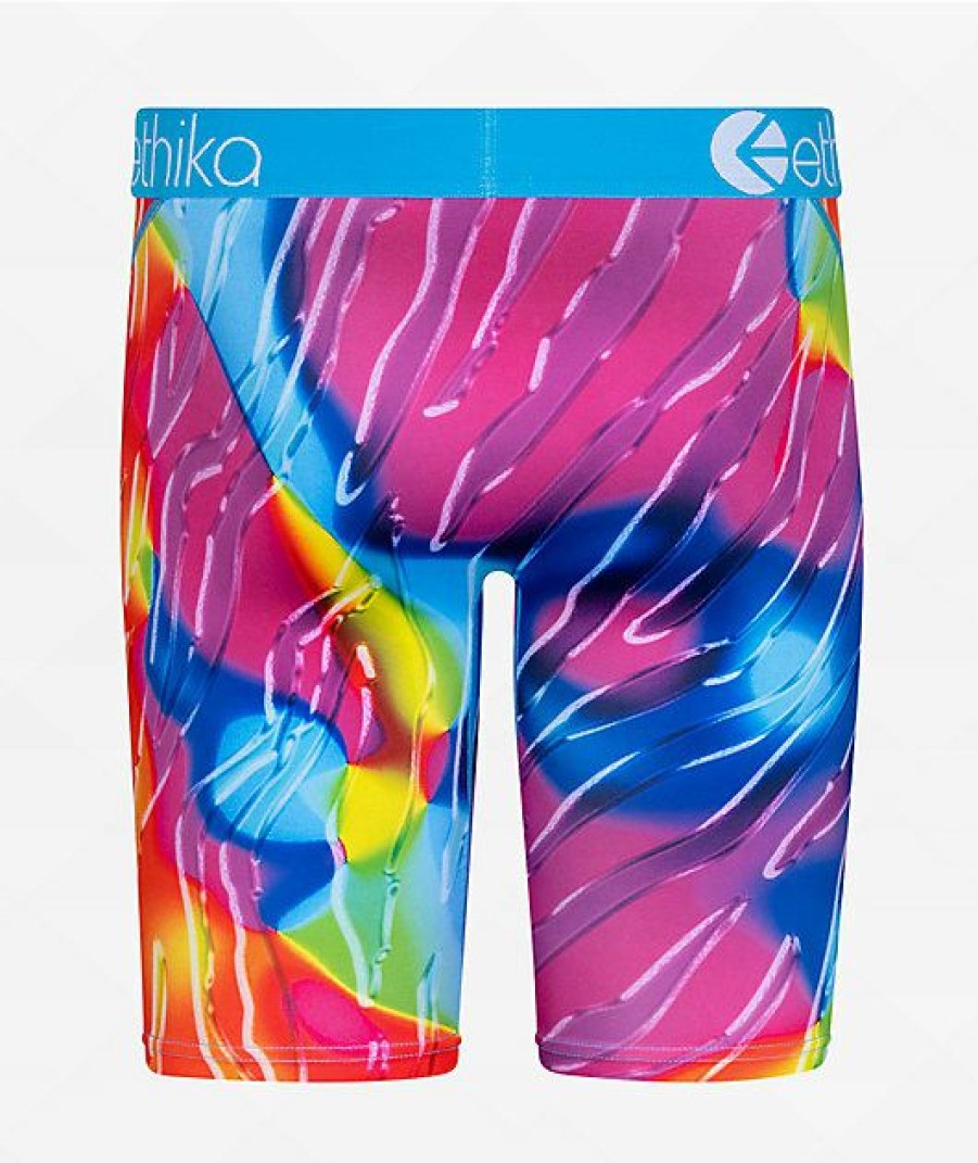 Kids Boxer Briefs * | Ethika Kids Bomber Glass Tiger Multi-Color Boxer Briefs Reliable Quality