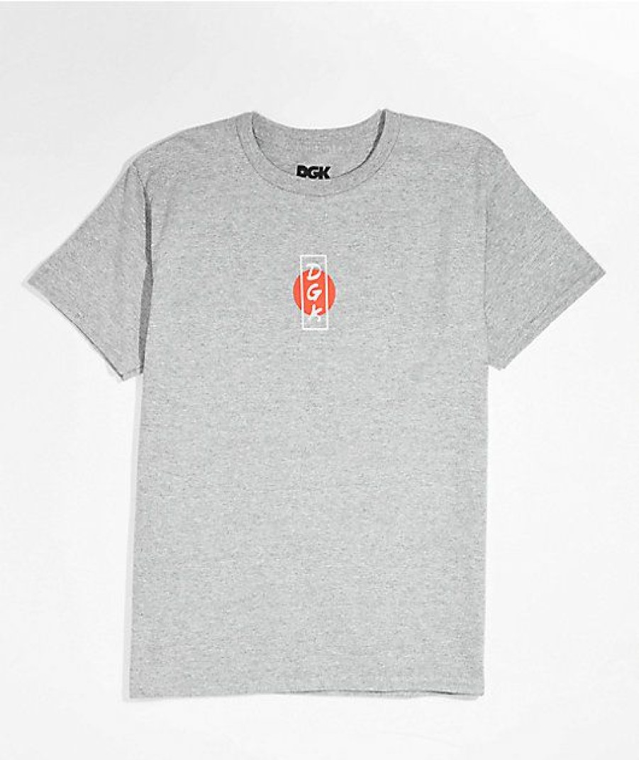 Kids T-Shirts * | Dgk Kid'S Breaker Grey T-Shirt Latest Fashion