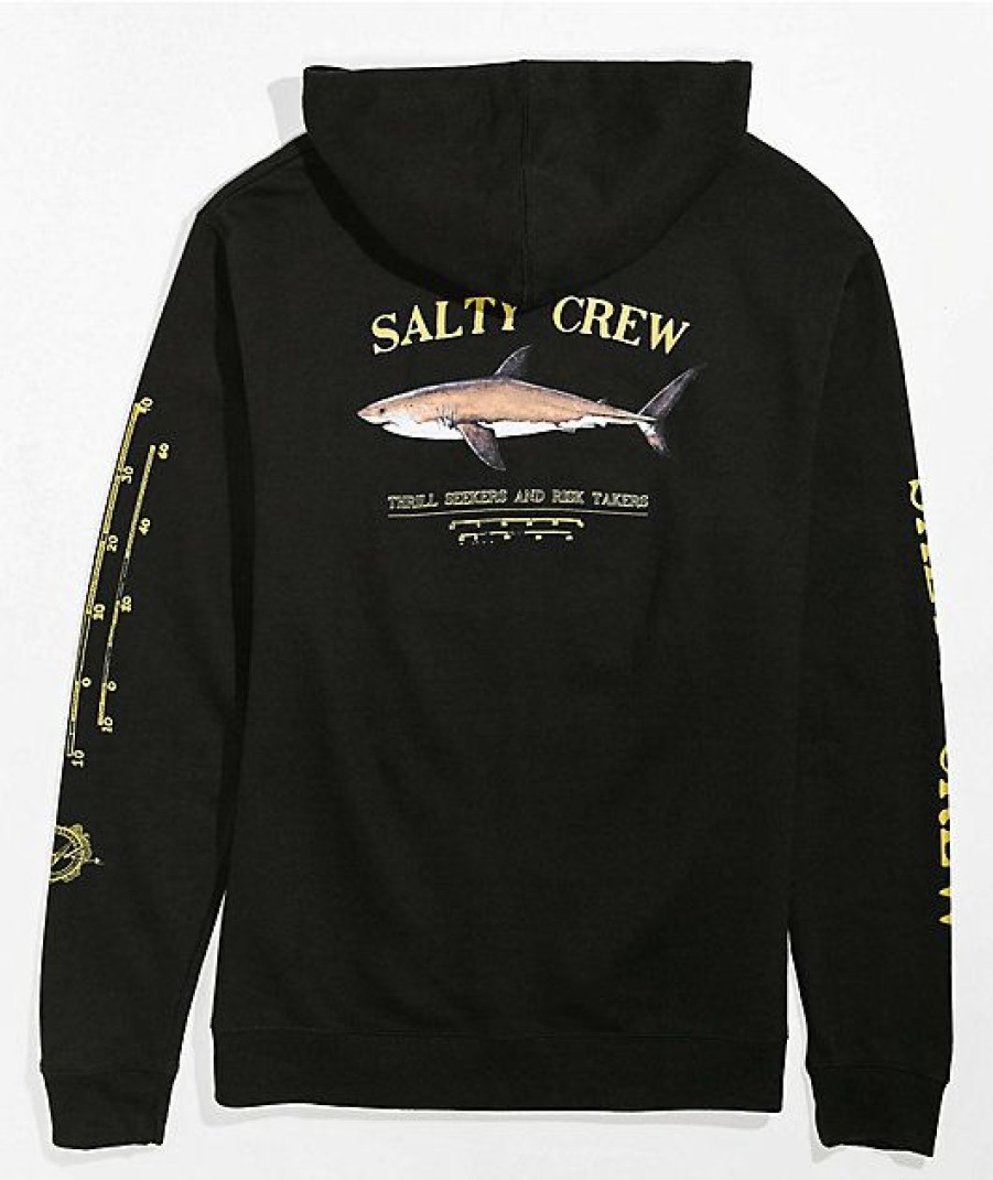 Kids Hoodies & Sweatshirts * | Salty Crew Kids' Bruce Black Hoodie Latest Fashion