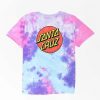 Kids T-Shirts * | Santa Cruz Kids' Classic Dot Cotton Candy Tie Dye T-Shirt Glamor Model