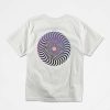 Kids T-Shirts * | Spitfire Kids Over Swirl White T-Shirt Cheap