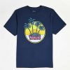 Kids T-Shirts * | Vans Kids Four Palm Island Navy T-Shirt Reliable Quality