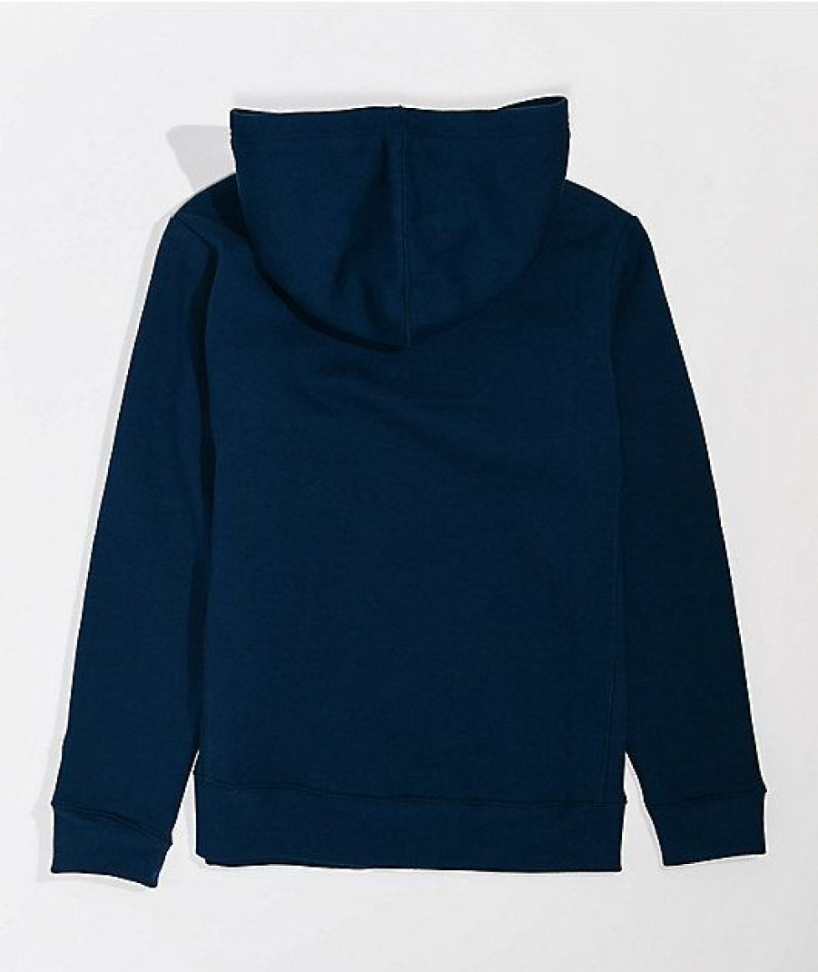 Kids Hoodies & Sweatshirts * | Champion Kids Vintage Navy Hoodie Reliable Quality