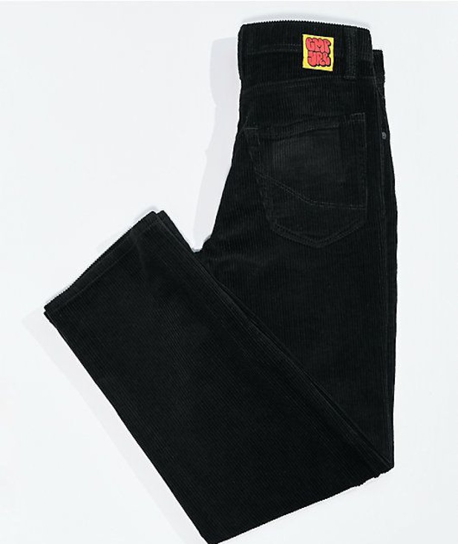 Kids Jeans & Pants * | Empyre Kids' Loose Fit Black Corduroy Skate Pants Glamor Model