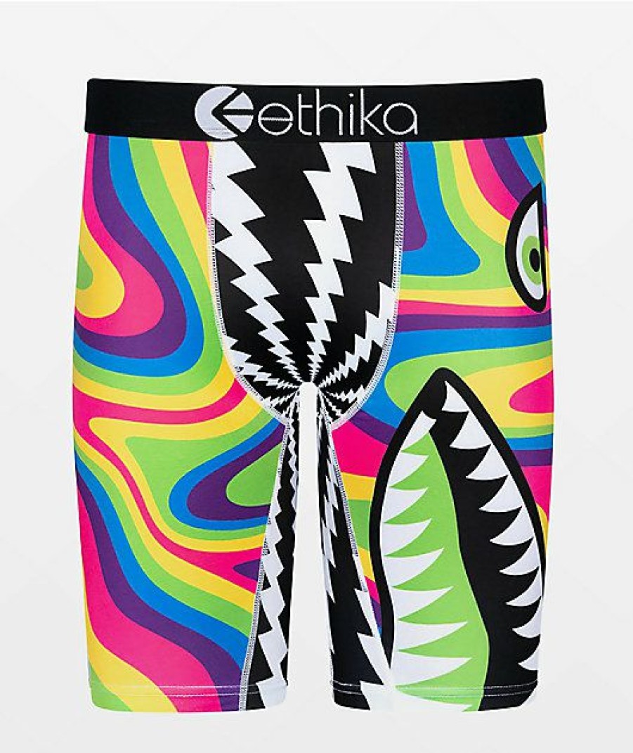 Kids Boxer Briefs * | Ethika Kids Abstract Bomber Boxer Briefs Special Design