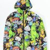 Kids Jackets * | Members Only X Nickelodeon Kids' Rugrats Black Windbreaker Jacket Online Discount