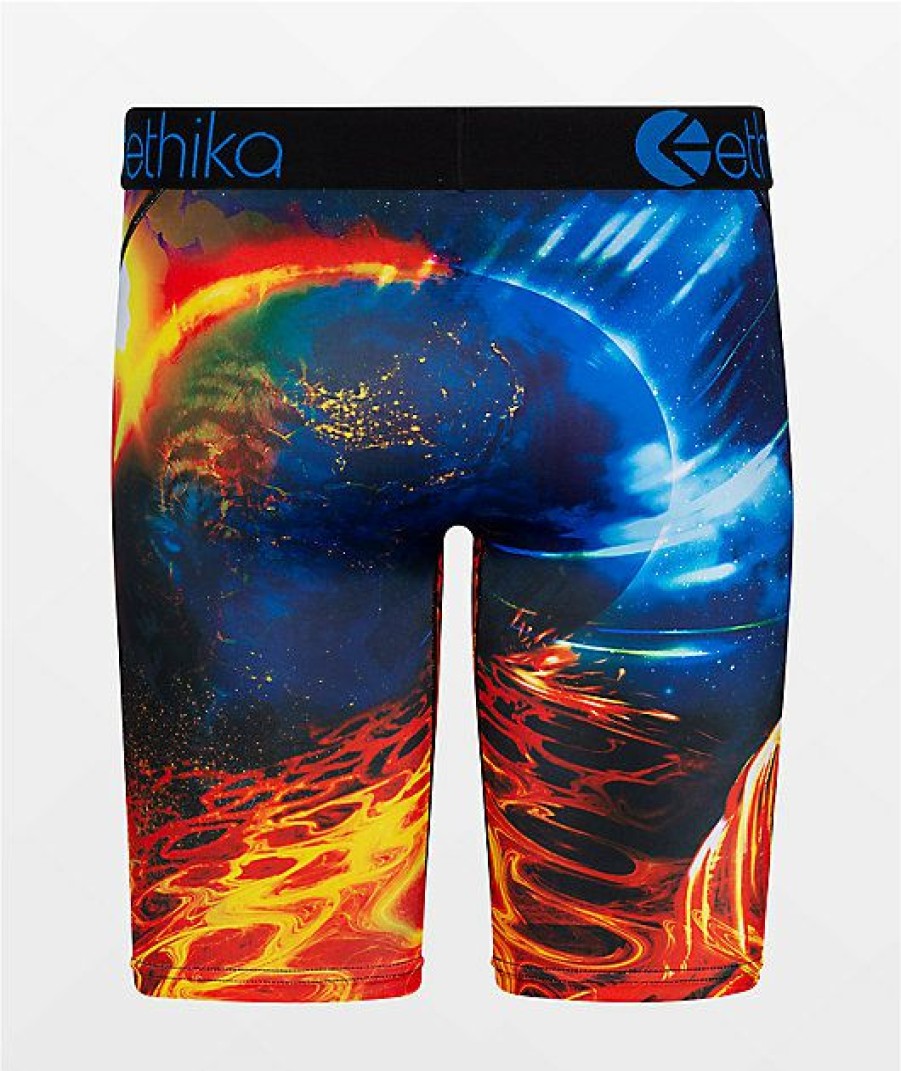 Kids Boxer Briefs * | Ethika Boys Spirit Tiger Boxer Briefs The Varied Pattern