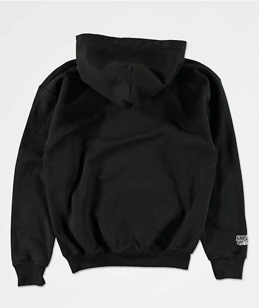 Kids Hoodies & Sweatshirts * | Primitive X Naruto Kids Black Hoodie Fire Sale