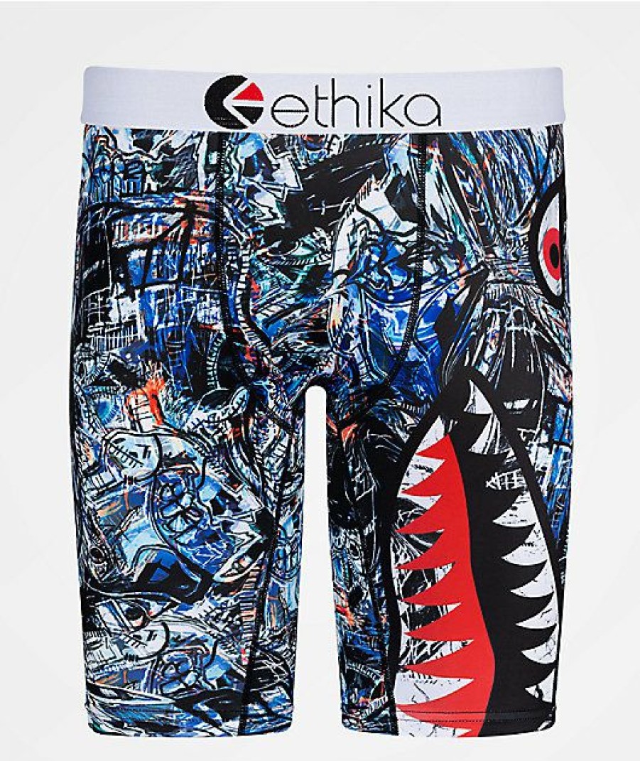 Kids Boxer Briefs * | Ethika Boys Bomber Basq Boxer Briefs New Collections