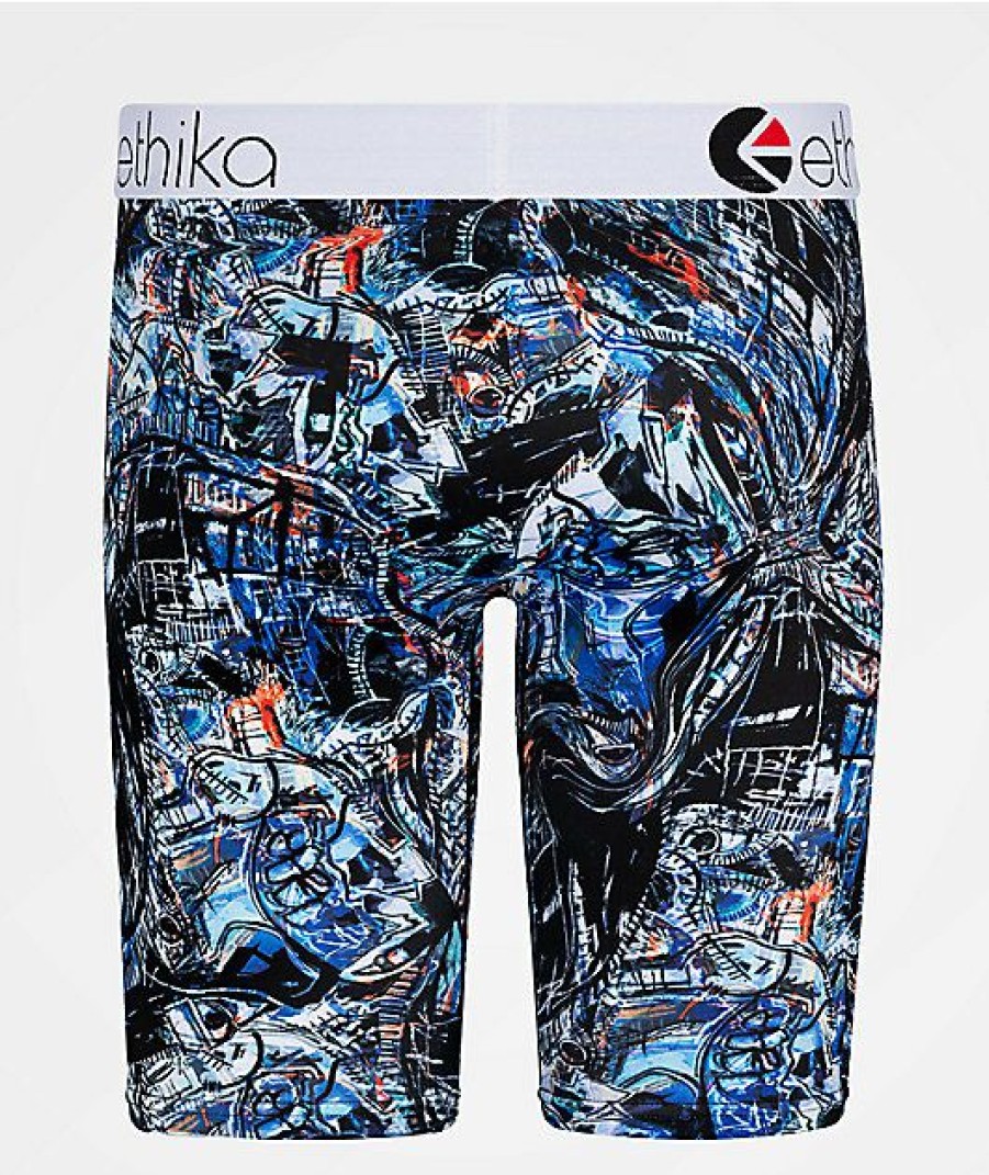 Kids Boxer Briefs * | Ethika Boys Bomber Basq Boxer Briefs New Collections