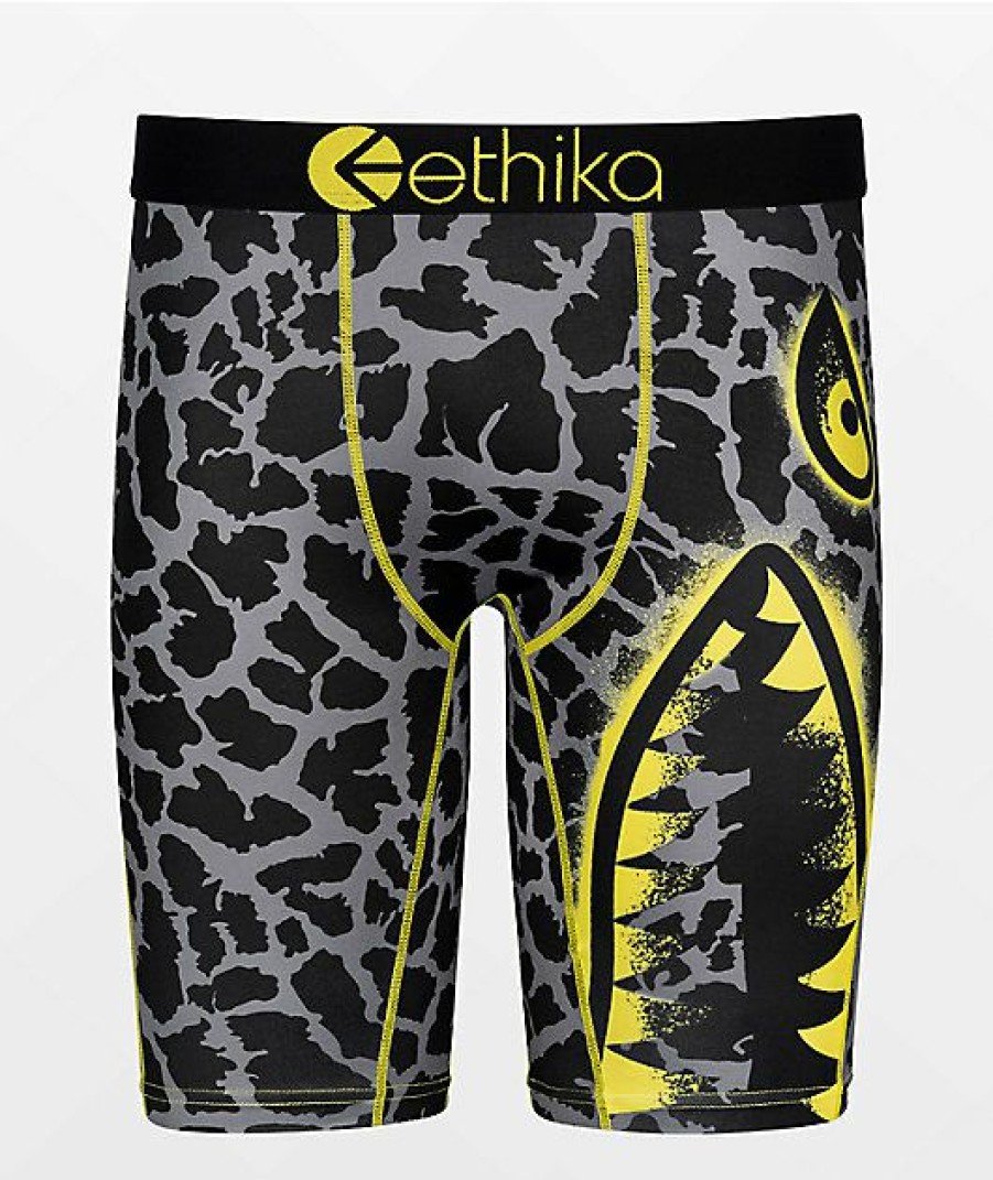 Kids Boxer Briefs * | Ethika Kids Bomber Giraffe Boxer Briefs Online Discount