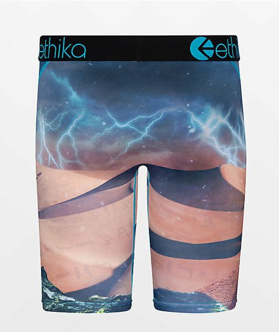 Kids Boxer Briefs * | Ethika Kids Abyss Boxer Briefs Simple Drawing