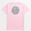 Kids T-Shirts * | Santa Cruz Kids Spill Dot Pink T-Shirt Superior Style