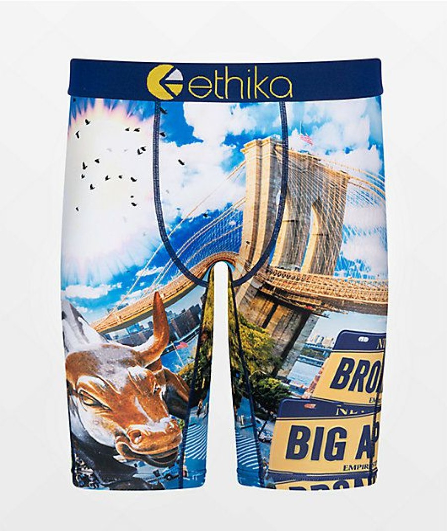 Kids Boxer Briefs * | Ethika Kids Ny Trip Boxer Briefs Hot Sell