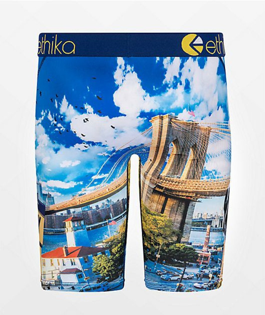 Kids Boxer Briefs * | Ethika Kids Ny Trip Boxer Briefs Hot Sell