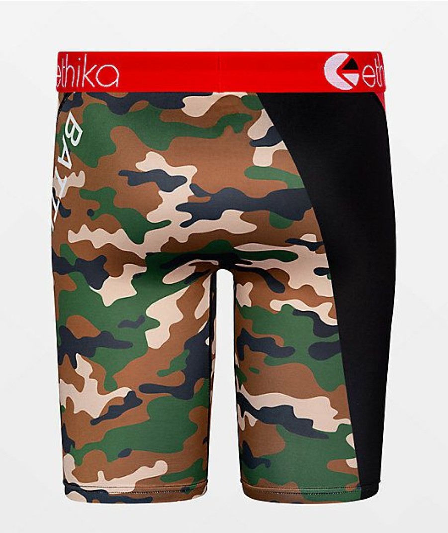 Kids Boxer Briefs * | Ethika Boys Bomber Battle Squad Boxer Briefs The Latest Fashion